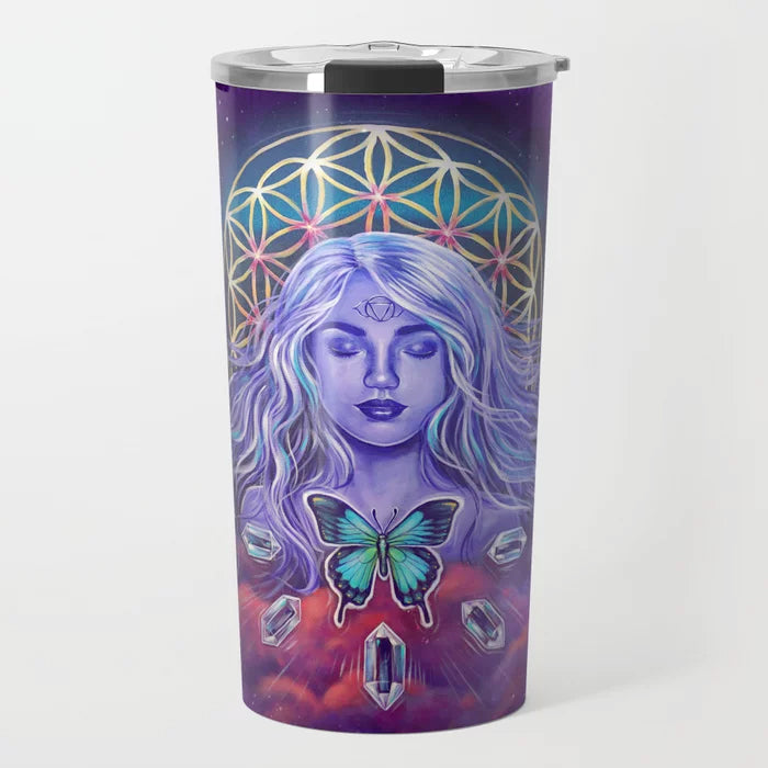 Sophia Goddess of Wisdom Travel Mug