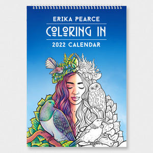 2022 COLOURING IN CALENDAR