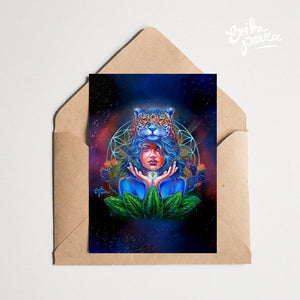 Earth Mother Greeting Card