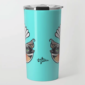 Aqua Fantail Travel Mug