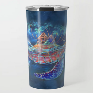 Turtle Dream Island Travel Mug